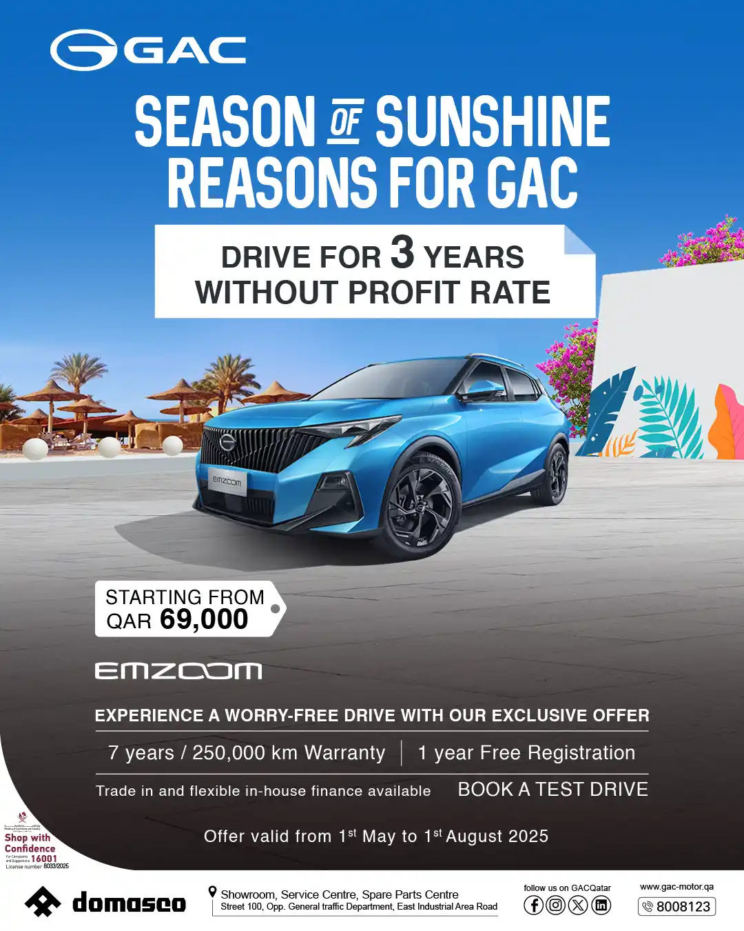 GAC EMZOOM SPORT+ 1.5TG 25YM (Opt 1+2+3+5)